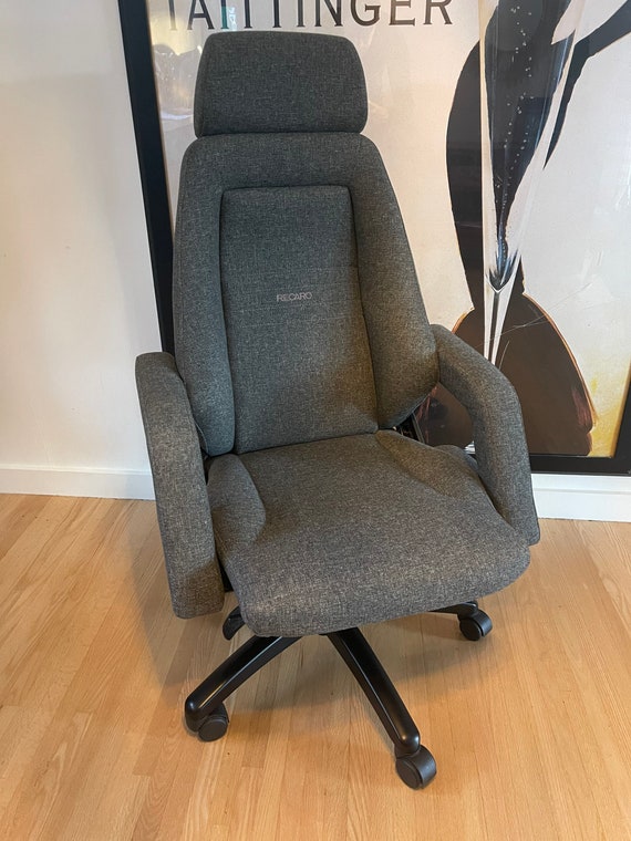 Recaro Office Chair With Premium Tweed Grey Custom Fabric Canada Recaro Office Chair With Premium Tweed, Custom Fabric Office Chairs