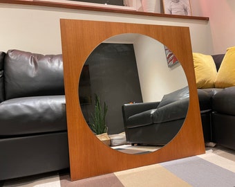 Mid Century RS Associates of Canada 60s Large Teak Mirror **Free Shipping North America**