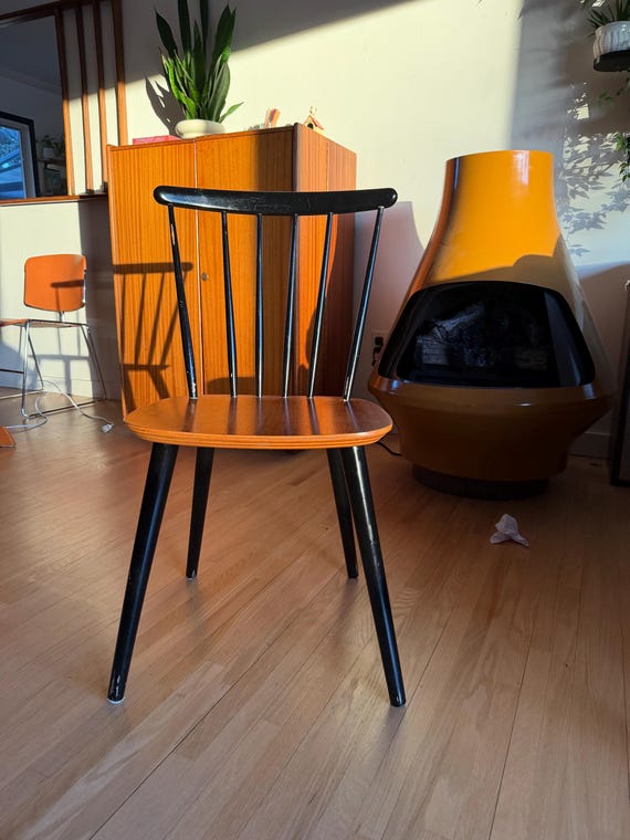 Danish Spindle Back Chair by Thomas Harlev for Farstrup, 1960 - Etsy