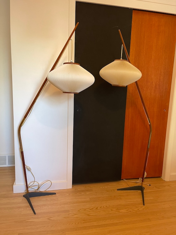 Buy Mid Century Fishing Pole Lamp by Svend Aage Holm Sørensen, Denmark,  1950s X2 Ultra Rare Pair Online in India 