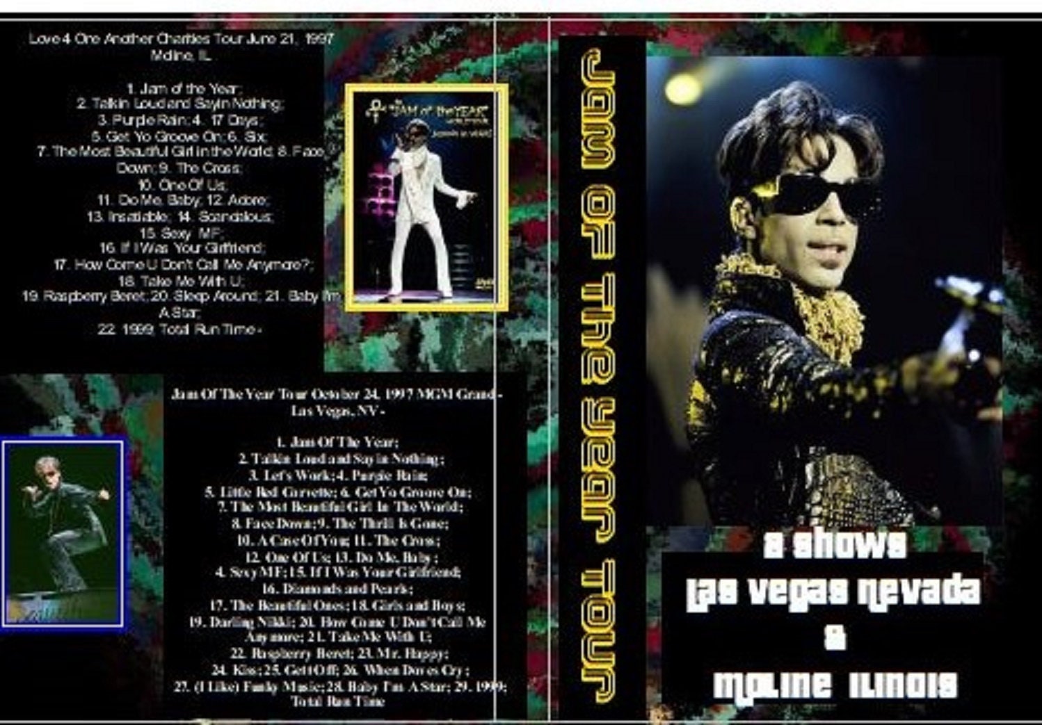 Prince Jam Of The Year Tour 10 DVDs Bundle Etsy