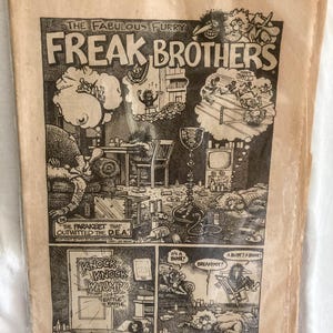 The Fabulous Furry Freak Brothers, Underground Obscure Newspaper Comics from the 70s
