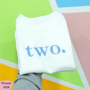 two. Second Birthday Top, I am 2, 2nd Birthday Outfit T-Shirt, Birthday Gift, Second Birthday Present, Birthday Boy, Birthday Girl, Any Age