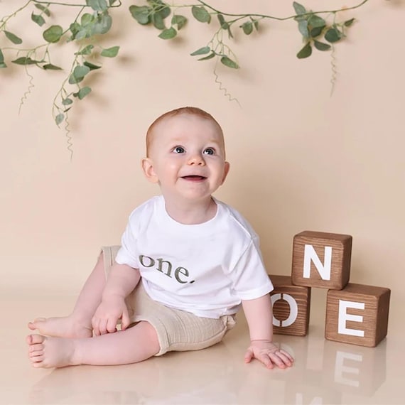 One. First Birthday Top I Am 1 1st Birthday Outfit T shirt Birthday Gift First Birthday Present Birthday Boy Birthday Girl Any Age 1670 Etsy UK