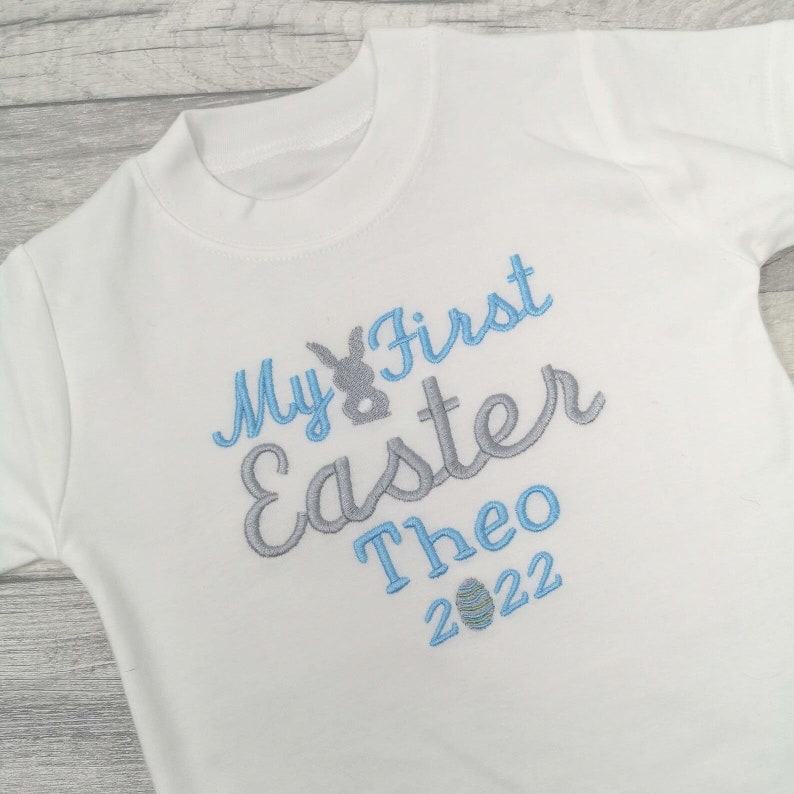 My First Easter, First East Chick, Alternative Easter Gift, Custom Easter Chick, Easter Chick Tshirt Gift, Easter Vest Sleepsuit image 1