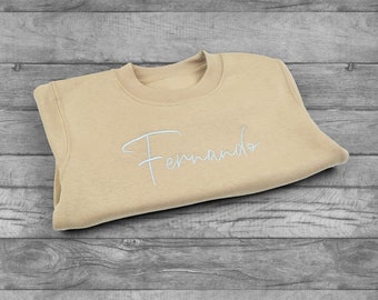 Embroidered Personalised Sweatshirt / Jumper Embroidery