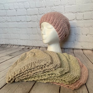 Knit Slouchy Cotton Hat
