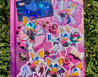 Rouge the Bat Custom Sketch Book