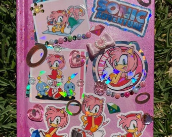 Amy Rose Adventure Custom Sketch Book