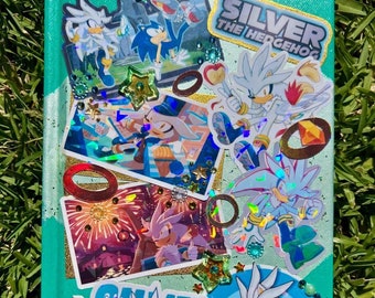 Silver the Hedgehog Custom Sketchbook
