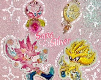Sakura Silver and Super Silver (Charms & Stickers)
