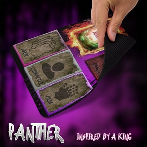 Carta da gioco personalizzata Ultimate Uno Marvel DC - Board Foil Chase PANTHER MAT