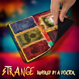 Carta da gioco personalizzata Ultimate Uno Marvel DC - Board Foil Chase STRANGE MAT