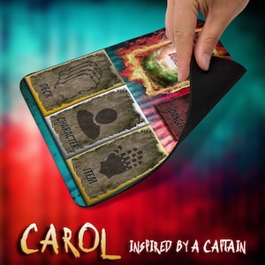 Carta da gioco personalizzata Ultimate Uno Marvel DC - Board Foil Chase CAROL MAT