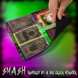 Carta da gioco personalizzata Ultimate Uno Marvel DC - Board Foil Chase SMASH MAT
