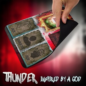 Carta da gioco personalizzata Ultimate Uno Marvel DC - Board Foil Chase THUDNER MAT