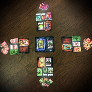 Ultimate Uno Marvel DC Custom Game Mats Card Board Foil Chase HARQUINN ...