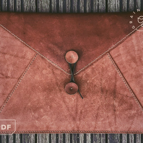 Leather Macbook Pro 13in Sleeve [PDF Pattern]