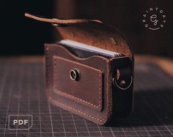 Leather Card Holder (satchel-inspired) [PDF Pattern]