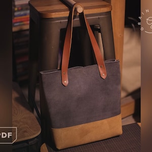 Leather Tote Bag [PDF Pattern]