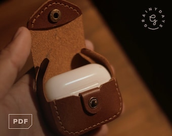 Capa de couro para AirPods Pro [padrão em PDF]