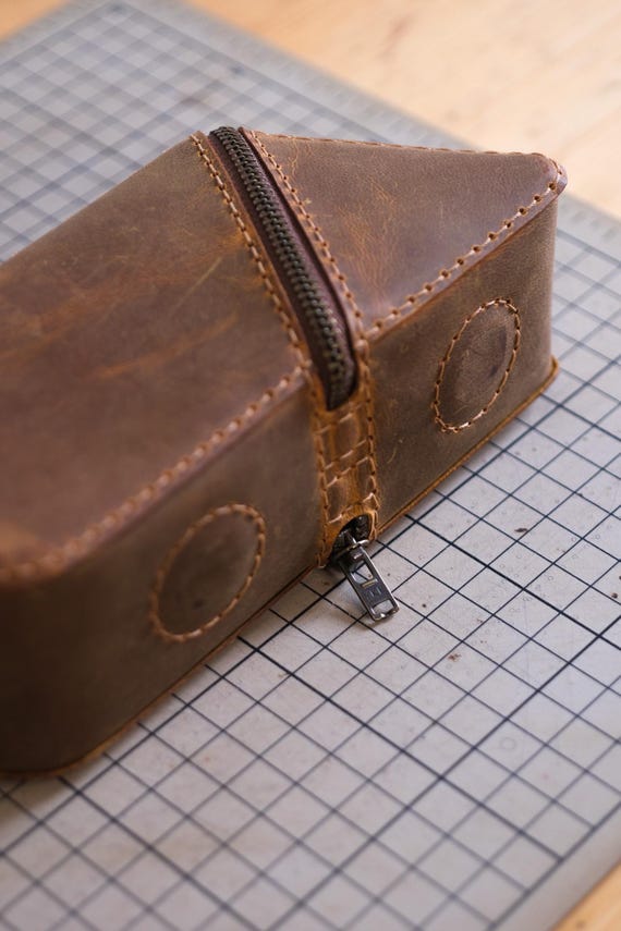 Kakusta-inspired Leather Pen Case W/ Zipper [PDF Pattern] - Etsy