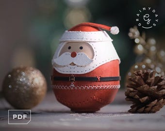 Leather Santa Claus Doll [PDF Pattern]