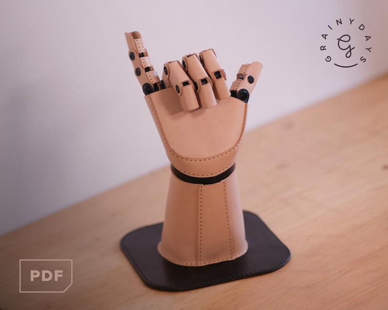 Leather Bionic Hand [PDF Pattern] - Etsy