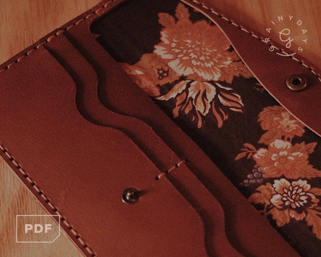 Leather Long Wallet [PDF Pattern] - Etsy