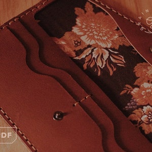 Cartera larga de piel [Patrón PDF]