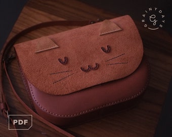 Bolso bandolera para gatos [Patrón PDF]