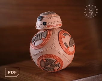 Robot de pelota de cuero [Patrón en PDF]