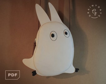 Sac à bandoulière Chibi Totoro [Modèle PDF]