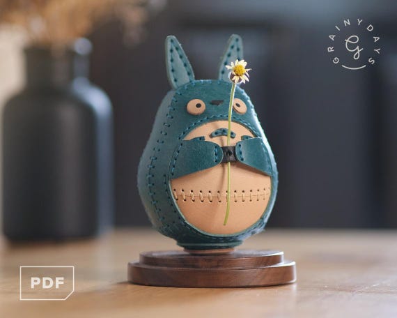 Leather Medium Totoro Doll [PDF Pattern] - Etsy