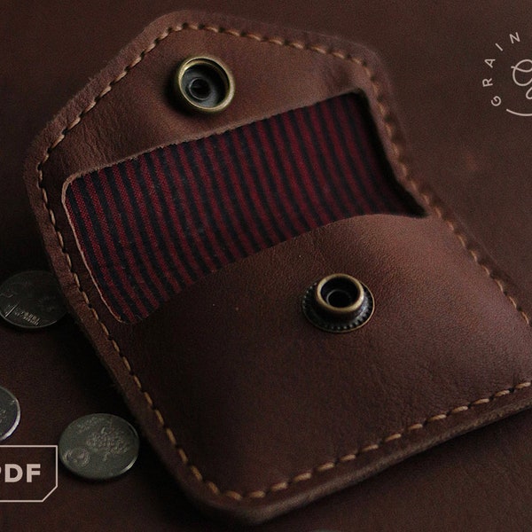 Leather Coin Purse [PDF Pattern]