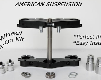 Triple Trees atornillados para Harley para ruedas de 23 pulgadas, modelos Touring de 2013 hacia abajo, Roadglide y Streetglide / EN STOCK