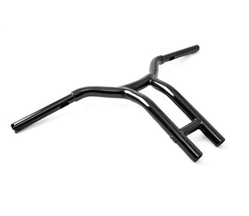 T BARS , Motorcycle , Pullback T Bars , 12 or 14 Tall ,BLACK 1.25