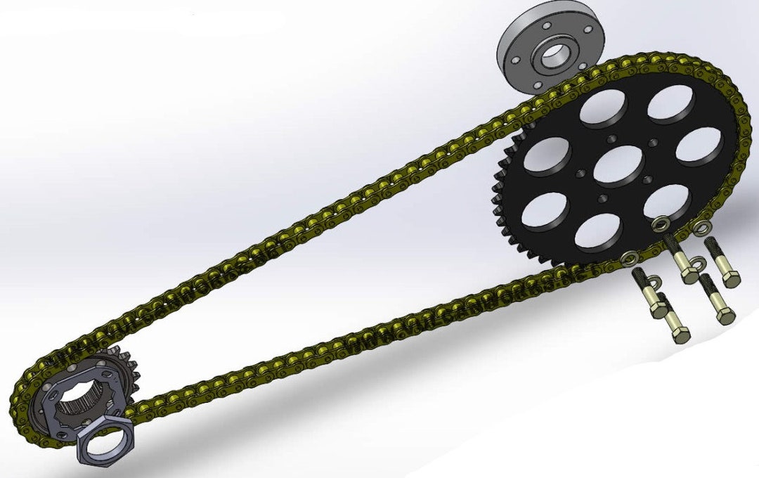 Softail & FXD Chain Conversion Kit, 2018UP M8 Etsy