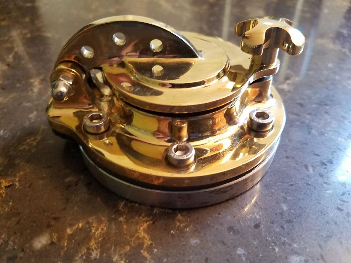 Weld in Brass Gas Cap for Hot Rods or Custom Built Motorcycles Etsy