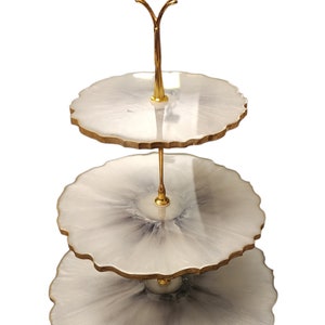 3 Tier Resin Cake Stand - Free Shipping