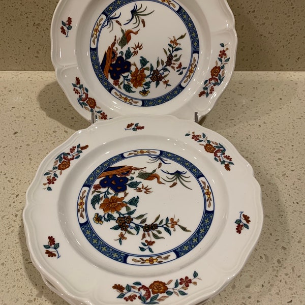 Set of 4 bread plates/desert Wedgwood  Chinese teal