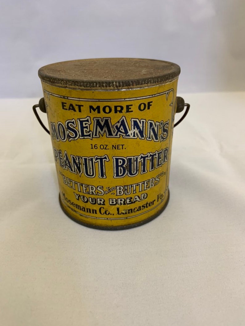 Vintage Peanut butter tin Etsy