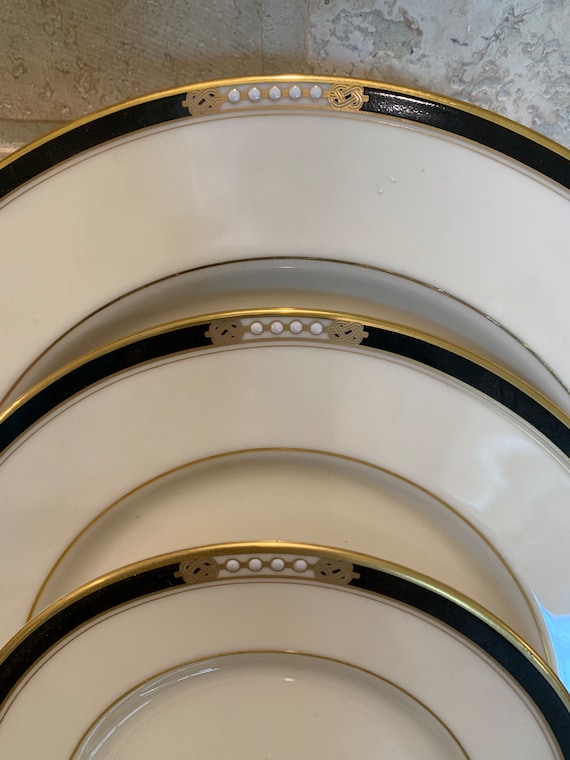 Lenox Hancock Presidential Gold Bone China 4 Piece Place Setting