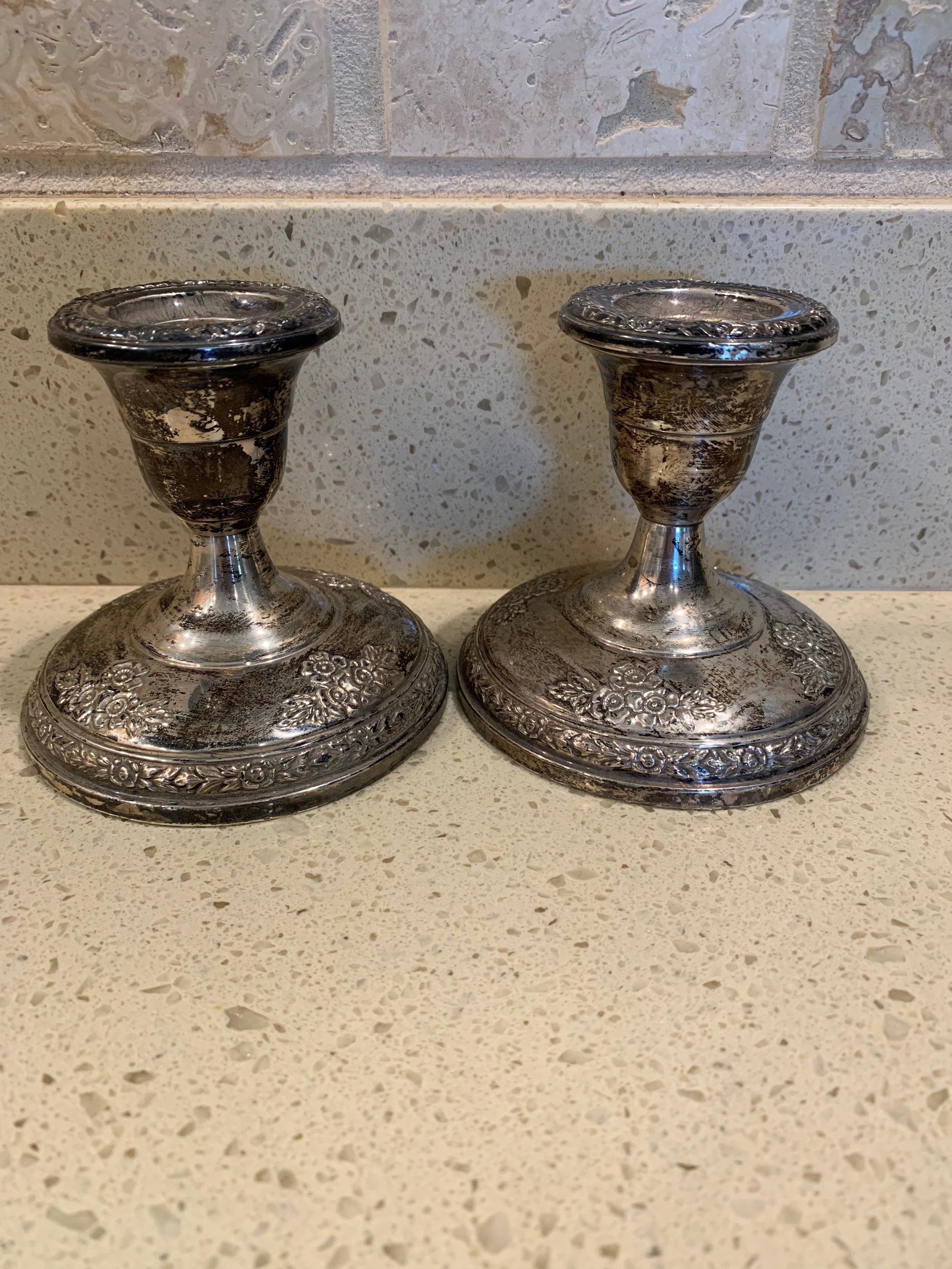 Fisher sterling weighted candlesticks shop