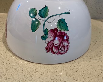TIFFANY & CO. Strasbourg Flowers Fruit Serving Bowl 9.5