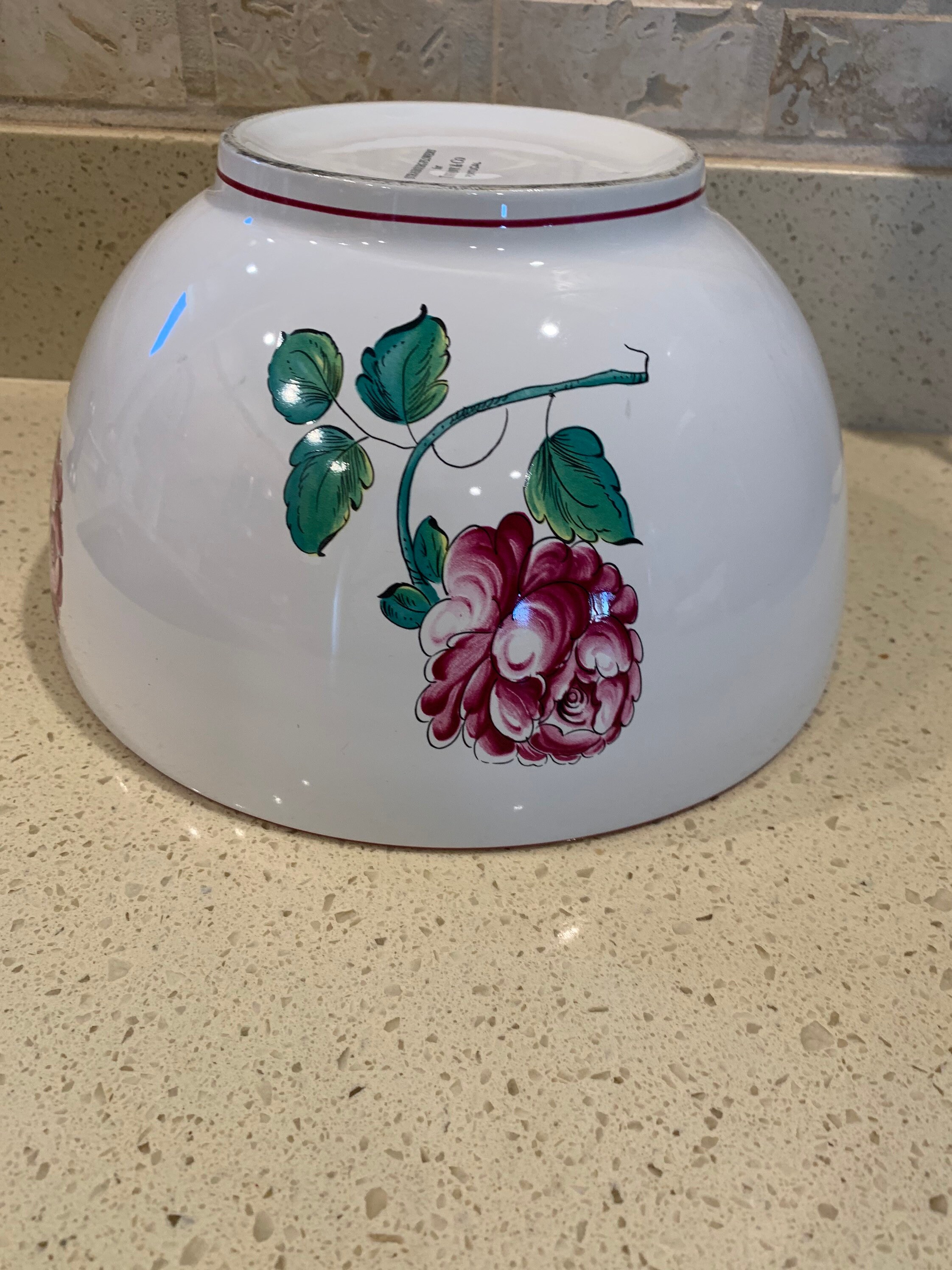 TIFFANY & CO. Strasbourg Flowers Fruit Serving Bowl 9.5