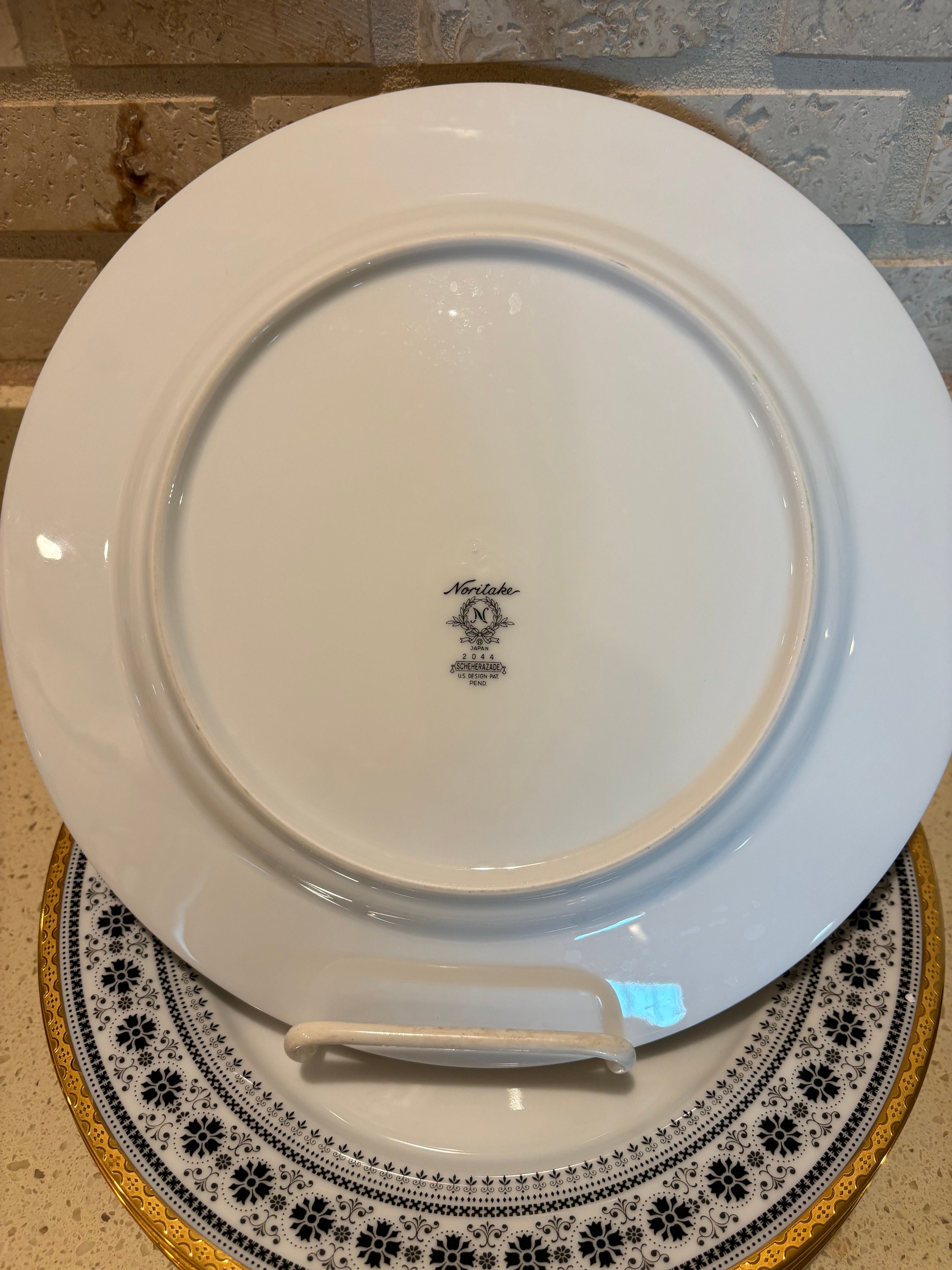 ノリタケSCHEHERAZADEプレート21cm 6枚 Scheherazade Noritake Fine China Dinner Plates Lot of 4
