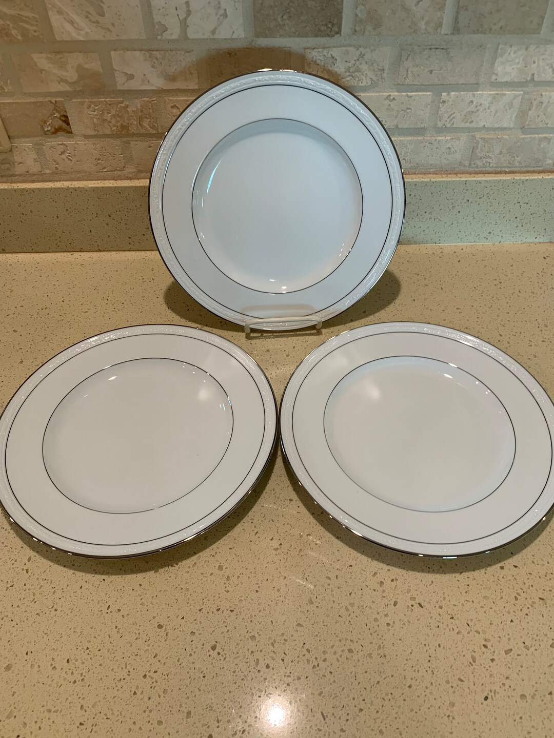 Noritake Stoneleigh Dinner Plates Set of 3 Etsy