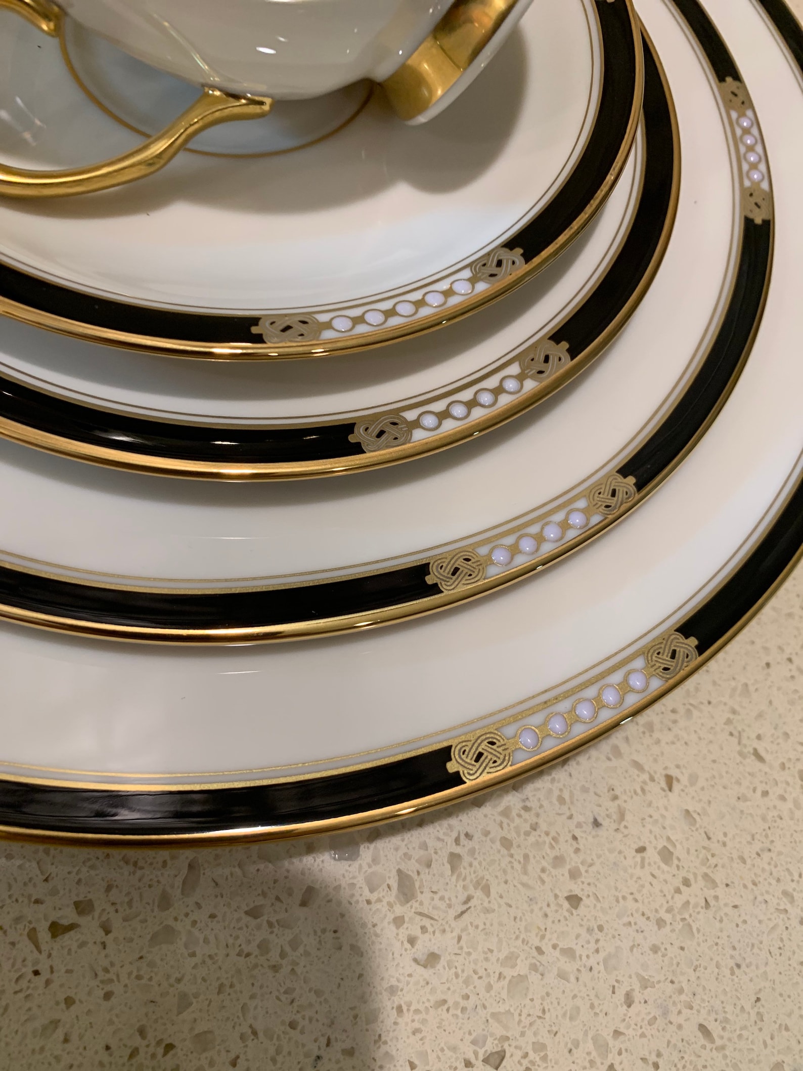 Lenox Presidential Collection Hancock Gold Fine China 5 Etsy