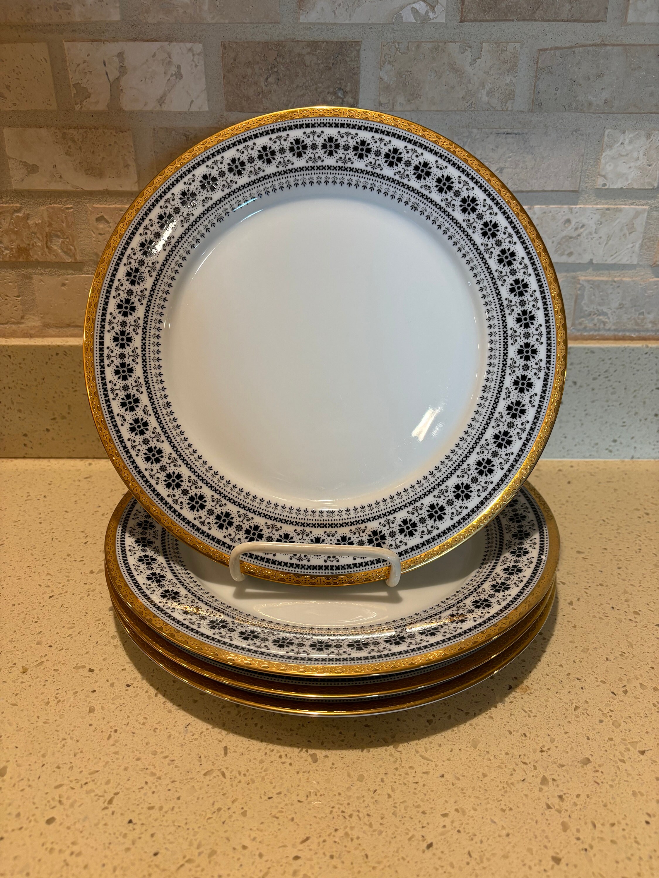 Scheherazade Noritake Fine China Dinner Plates Lot of 4